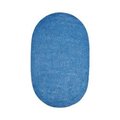 Better Trends Better Trends BRCR2240SB 22 x 40 in. Chenille Reversible Rug - Smoke Blue BRCR2240SB